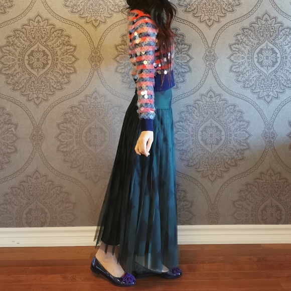 New MIU MIU WOOL SWEATER WITH SEQUIN SIZE 36 - Picture 3 of 12